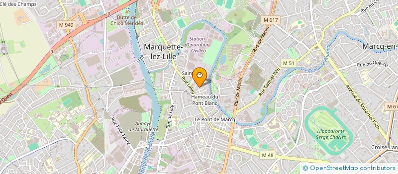 localisation de l'entreprise BOUTARD SOKOLOWSKI  MARQUETTE-LEZ-LILLE