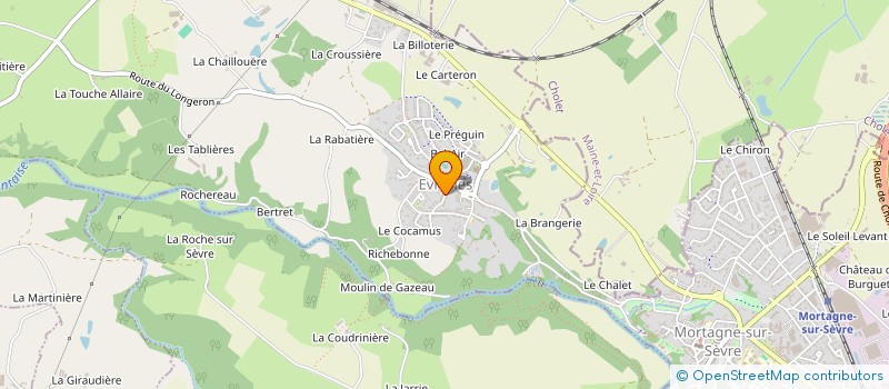 localisation de l'entreprise BOUTBOIS MENUISERIE  MORTAGNE-SUR-SEVRE