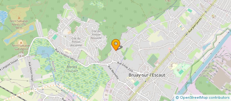 localisation de l'entreprise BOUTECH  BRUAY-SUR-L'ESCAUT
