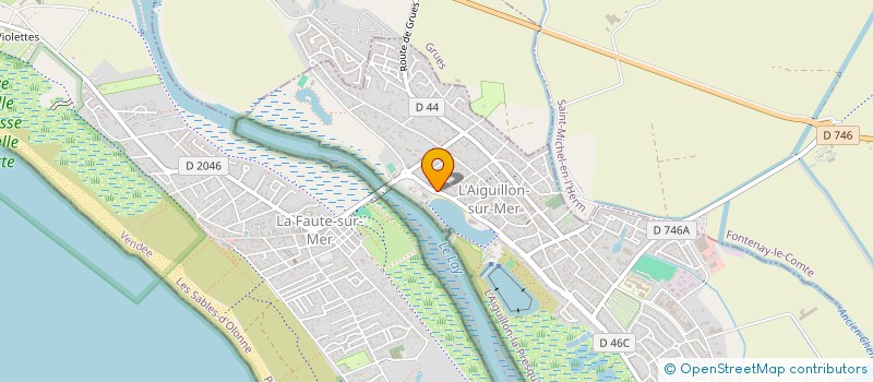 localisation de l'entreprise BOUTEFEUX  L'AIGUILLON-LA-PRESQU'ILE