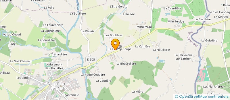 localisation de l'entreprise BOUTELET FAMILY  SAINT-PIERRE-DES-NIDS