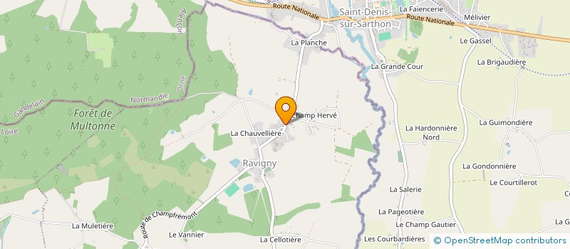 localisation de l'entreprise BOUTELOUP  RAVIGNY