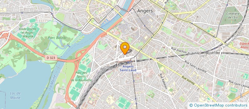 localisation de l'entreprise BOUTELOUP INDIVISION à ANGERS