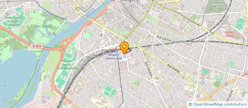 localisation de l'entreprise BOUTET GUILBAUD à ANGERS