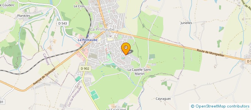 localisation de l'entreprise BOUTET-LABIT  LUC-LA-PRIMAUBE