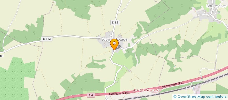 localisation de l'entreprise BOUTET PM à LUCY-LE-BOCAGE