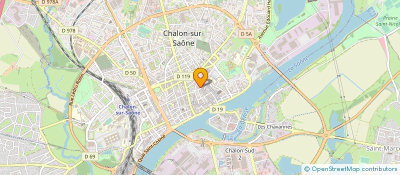 localisation de l'entreprise BOUTHENET BIJOUTERIE à CHALON-SUR-SAONE
