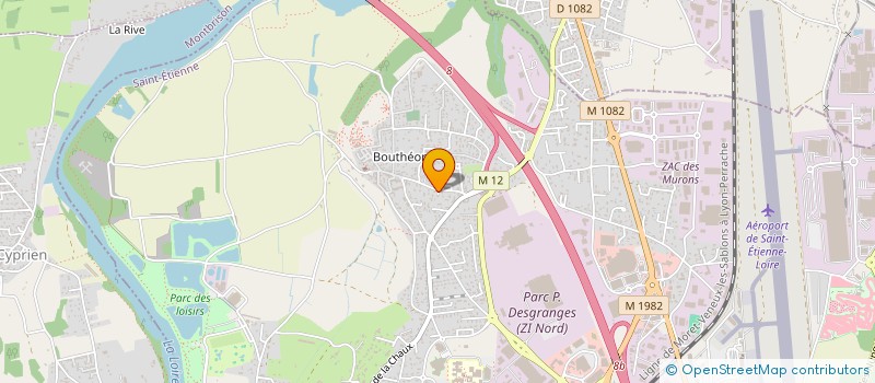 localisation de l'entreprise BOUTHEON IMMO  ANDREZIEUX-BOUTHEON