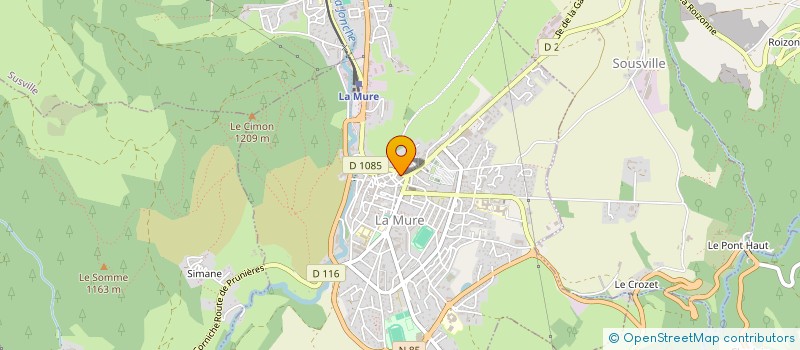 localisation de l'entreprise BOUTHIER SARL à LA MURE