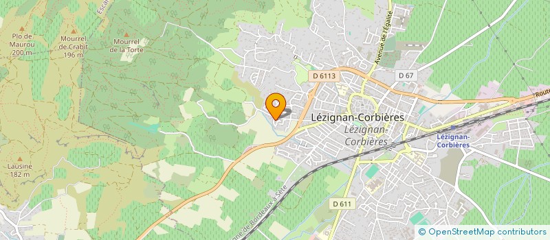 localisation de l'entreprise BOUTHOUYAK MOURAD à LEZIGNAN-CORBIERES