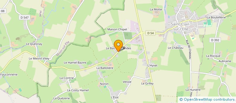 localisation de l'entreprise BOUTHREUIL-FOUCHARD  SAINT-CLAIR-SUR-L'ELLE