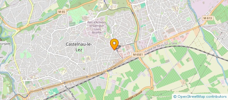 localisation de l'entreprise BOUTIC'ARC EN CIEL SARL  CASTELNAU-LE-LEZ