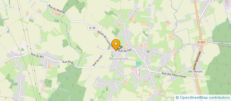 localisation de l'entreprise BOUTICOU à BOUVIGNIES