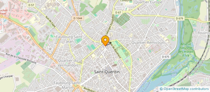 localisation de l'entreprise BOUTIER-HALBARDIER INDIVISION à SAINT-QUENTIN