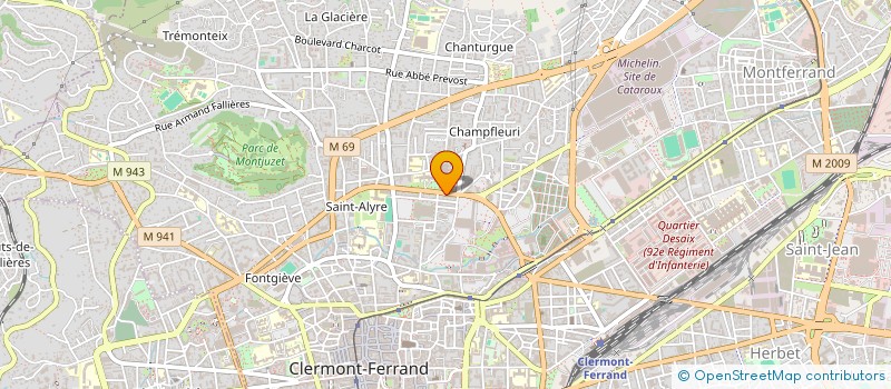 localisation de l'entreprise BOUTIGNON & PARTNERS  CLERMONT-FERRAND