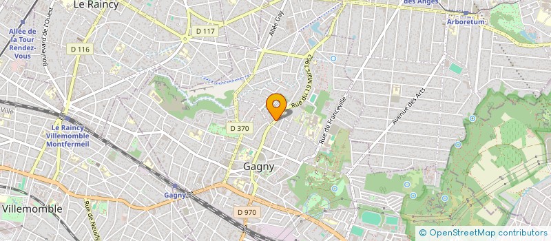 localisation de l'entreprise BOUTIGNY  GAGNY