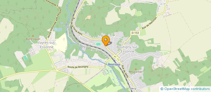 localisation de l'entreprise BOUTIGNY SERVICES à BOUTIGNY-SUR-ESSONNE