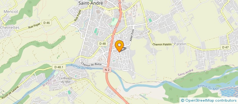 localisation de l'entreprise BOUTIK LA CRESSONNIERE à SAINT-ANDRE
