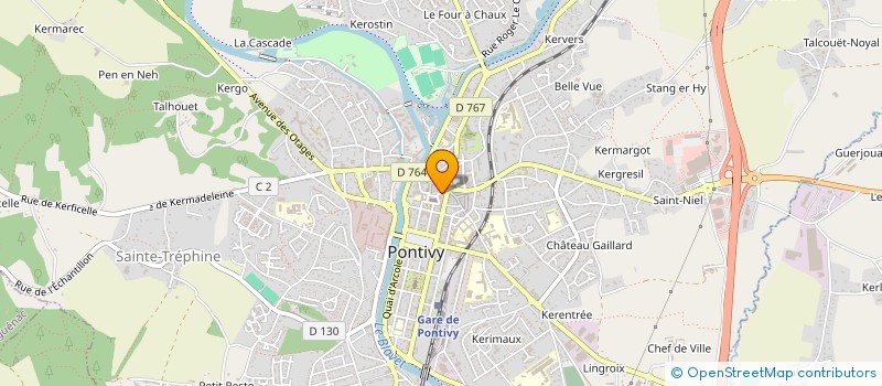 localisation de l'entreprise BOUTIK &SHOW-COLAT à PONTIVY