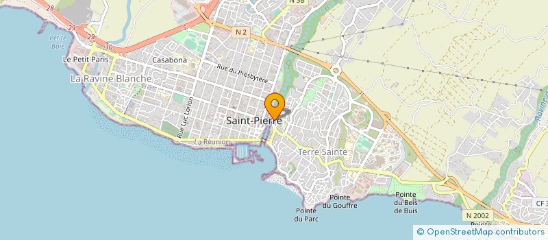 localisation de l'entreprise BOUTIK TI BOUT'CHOU à SAINT-PIERRE