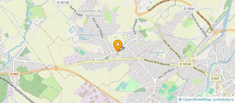 localisation de l'entreprise BOUTIKAZIK à VENDIN-LES-BETHUNE