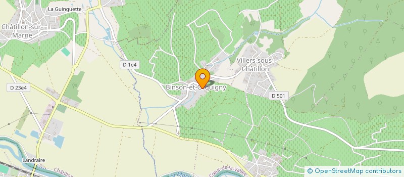 localisation de l'entreprise BOUTILLIER POISSINET  COEUR-DE-LA-VALLEE