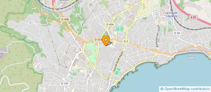 localisation de l'entreprise BOUTILLIER PRESTIGE INVEST  LA CIOTAT