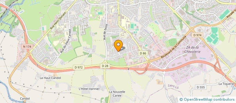 localisation de l'entreprise BOUTILS  SAINT-LO