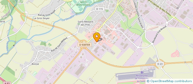 localisation de l'entreprise BOUTIN à FONTENAY-LE-COMTE