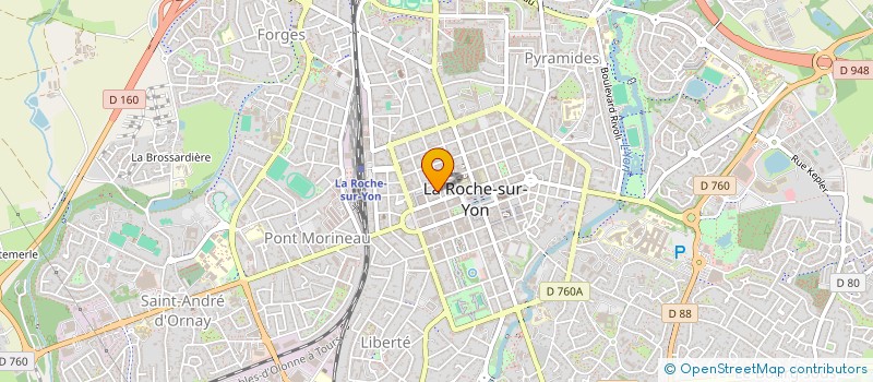 localisation de l'entreprise BOUTIN DEVELOPPEMENT ET INVESTISSEMENTS à LA ROCHE-SUR-YON