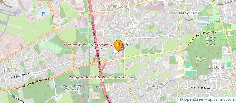 localisation de l'entreprise BOUTIN ELECTRONIC  MERIGNAC