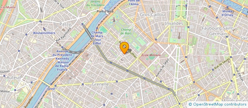 localisation de l'entreprise BOUTIN ET CIE  PARIS