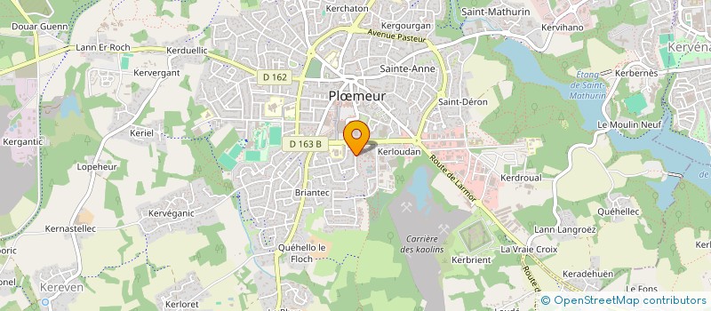 localisation de l'entreprise BOUTIN LE CAM à PLOEMEUR