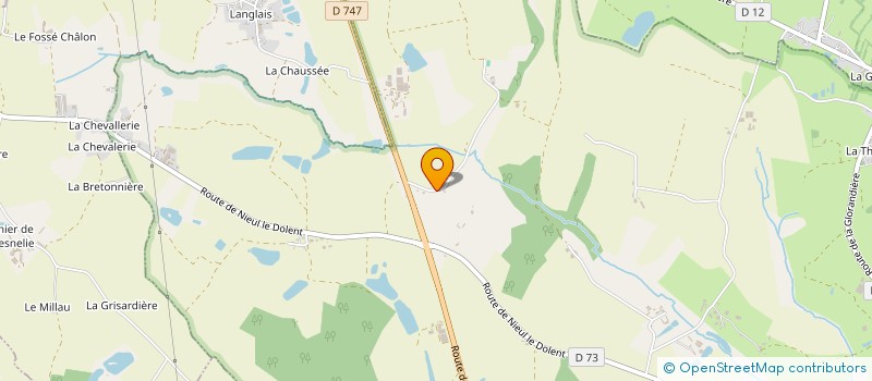 localisation de l'entreprise BOUTIN PAYSAGE à SAINT-AVAUGOURD-DES-LANDES
