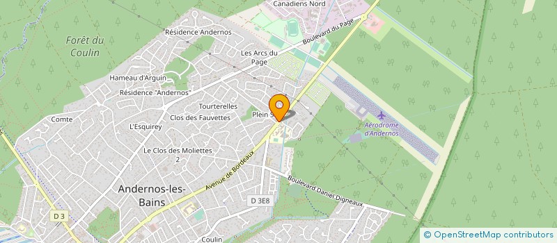 localisation de l'entreprise BOUTINET-LAMOUROUX  ANDERNOS-LES-BAINS