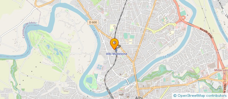 localisation de l'entreprise BOUTIQUE 420 à ALBI
