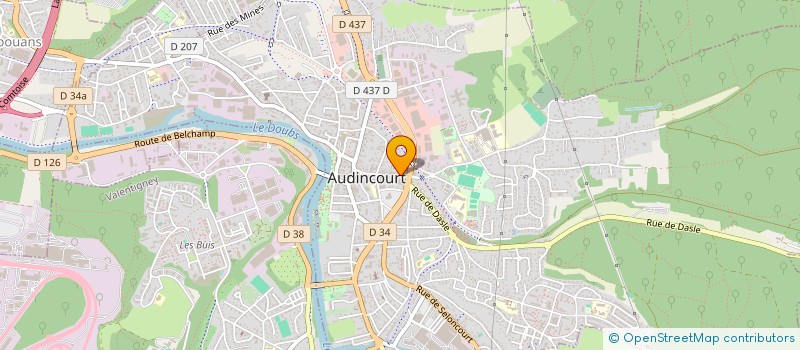 localisation de l'entreprise BOUTIQUE AU PECARI à AUDINCOURT
