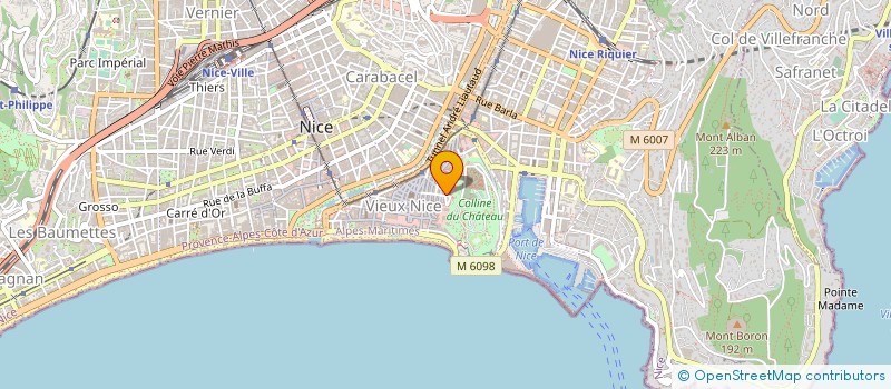 localisation de l'entreprise BOUTIQUE B à NICE