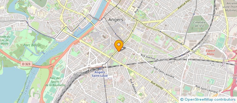 localisation de l'entreprise BOUTIQUE CLOE à ANGERS