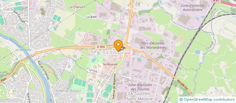 localisation de l'entreprise BOUTIQUE DE GESTION DE LA MAYENNE à CHANGE