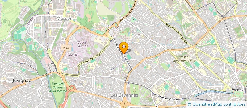 localisation de l'entreprise BOUTIQUE DE PROMOTION ET SERVICES ACOOR à MONTPELLIER