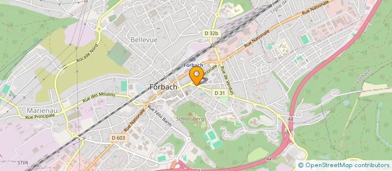 localisation de l'entreprise BOUTIQUE DORIS à FORBACH