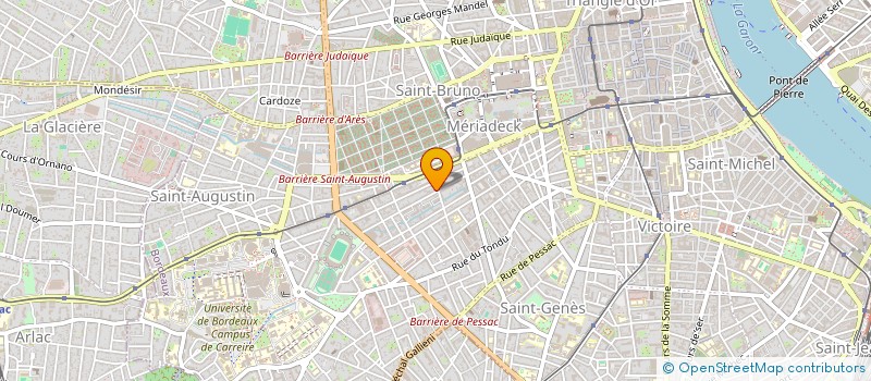 localisation de l'entreprise BOUTIQUE IMMOBILIER  BORDEAUX