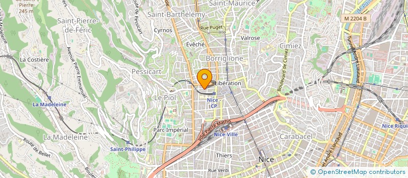 localisation de l'entreprise BOUTIQUE JOBS - BOULANGERIE I.A.E. à NICE