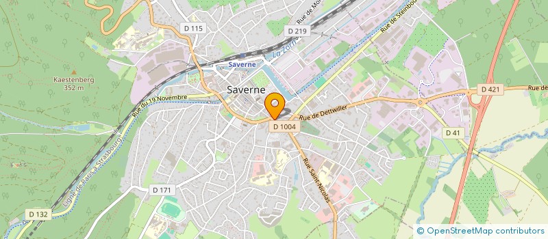 localisation de l'entreprise BOUTIQUE JULIEN à SAVERNE