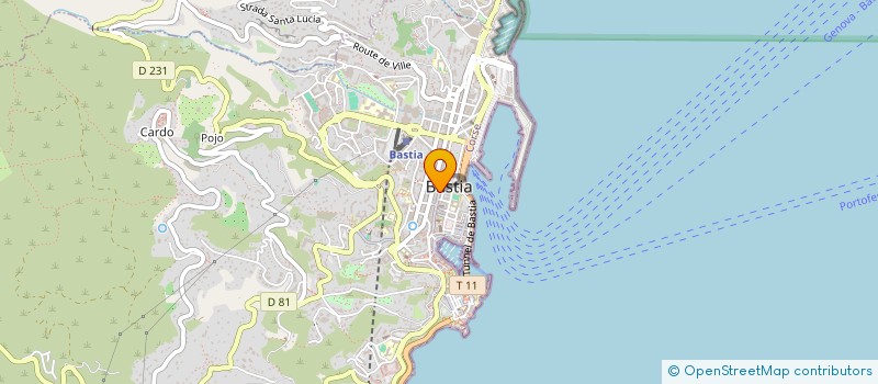 localisation de l'entreprise BOUTIQUE L'IMPASSE à BASTIA
