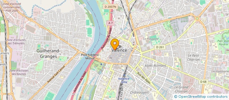 localisation de l'entreprise BOUTIQUE L'INDIGO  VALENCE