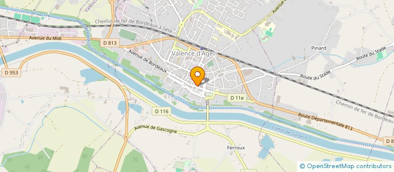 localisation de l'entreprise BOUTIQUE LAETITIA à VALENCE