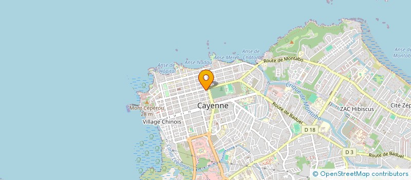localisation de l'entreprise BOUTIQUE LE SOLEIL à CAYENNE
