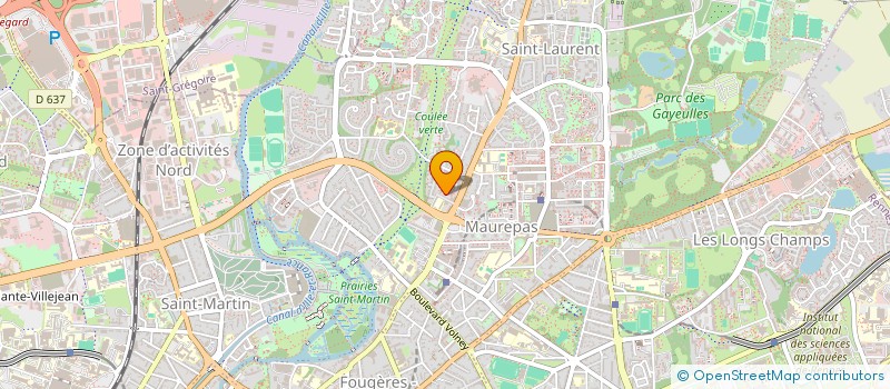 localisation de l'entreprise BOUTIQUE MEDIA RESEAU à RENNES